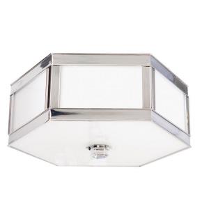 Nassau - Three Light Flush Mount - 16 Inches Wide by 6 Inches High