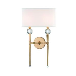 Rockland - 2 Light Wall Sconce in Transitional Style - 13 Inches Wide by 22.25 Inches High