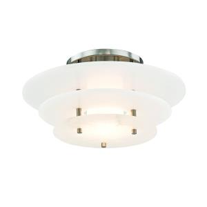 Gatsby LED 16 InchW Flush Mount - 15.75 Inches Wide by 7.5 Inches High