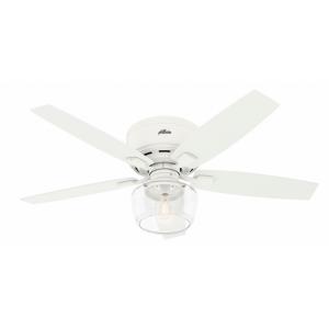 Bennett-Ceiling Fan with Light Kit in Rustic Style-52 Inches Wide by 15.95 Inches High