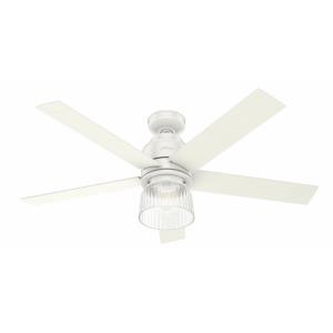 Grove Park-5 Blade Ceiling Fan with Light Kit and Wall Control in Formal Style-52 Inches Wide by 18.6 Inches High