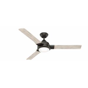 Leti-Ceiling Fan with Light Kit and Wall Control in Casual Style-54 Inches Wide by 14.36 Inches High
