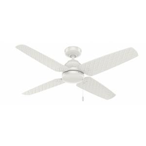 Sunnyvale-Outdoor Ceiling Fan with Pull Chain in Tropical Style-52 Inches Wide by 12.85 Inches High