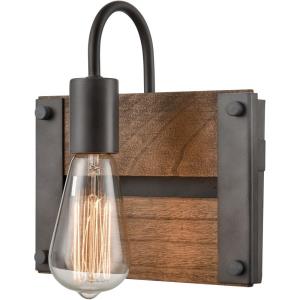 Austin-1 Light Wall Sconce in Farmhouse Style-8.5 Inches Wide by 9 Inches High