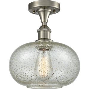 Gorham-1 Light Semi-Flush Mount in Industrial Style-9.5 Inches Wide by 12 Inches High