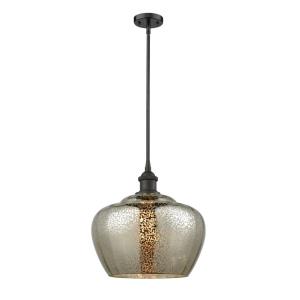 Large Fenton-3.5W 1 LED Pendant in Industrial Style-11 Inches Wide by 11 Inches High