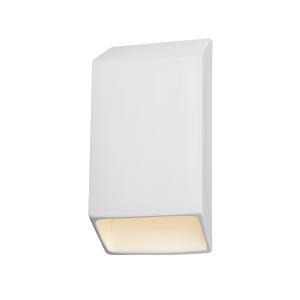 Justice Design - 5870 - Ambiance Large Tapered Rectangle Closed Top Sconce