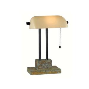 Greenville - One Light Banker Lamp