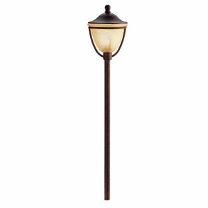 Low Voltage 1 light Path Lamp - with Contemporary inspirations - 26 inches tall by 5.5 inches wide