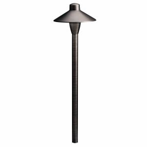 1 light Path Light - with Utilitarian inspirations - 21 inches tall by 6.75 inches wide