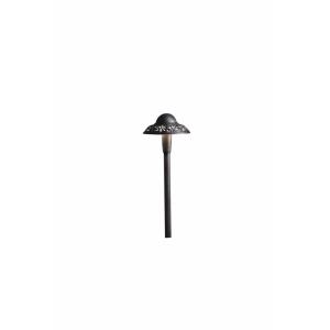 Pierced Dome - 2W 3 LED Pierced Dome Path Light - with Utilitarian inspirations - 22.25 inches tall by 6 inches wide