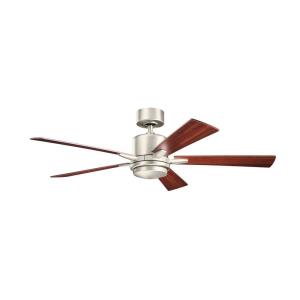 Lucian - Ceiling Fan with Light Kit - with Transitional inspirations - 14.25 inches tall by 52 inches wide