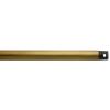 72 Inch Down Rod Length - Natural Brass Finish