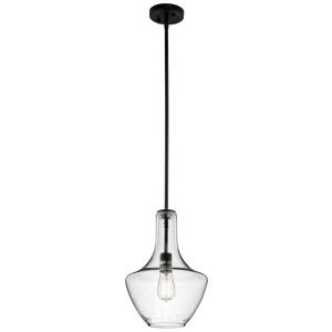 Everly - 1-Light Medium Pendant with Transitional Style 15.25 Inches Tall by 10.5 Inches Wide