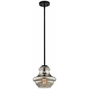 Everly - 1 light Mini-Pendant - with Transitional inspirations - 9.25 inches tall by 9.5 inches wide