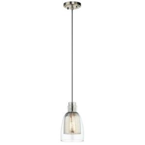 Evie - 1 light Mini Pendant - with Transitional inspirations - 9.5 inches tall by 6 inches wide