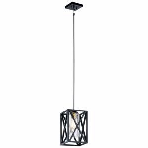 Moorgate - Mini-pendant 1 Light - with Lodge/Country/Rustic inspirations - 12.75 inches tall by 8 inches wide