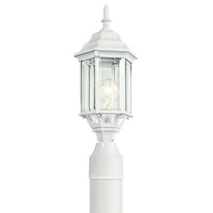 Chesapeake - 1 light Outdoor Post Mount - with Traditional inspirations - 18 inches tall by 6.5 inches wide