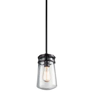 Lyndon - 1 light Outdoor Pendant - with Coastal inspirations - 11.75 inches tall by 6 inches wide