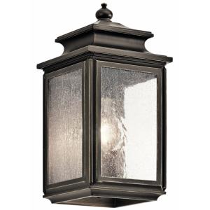 Wiscombe Park - 1 light Outdoor Small Wall Mount - 12.25 inches tall by 6 inches wide