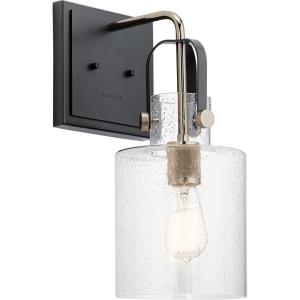 Kitner - 1 light Wall Bracket - with Vintage Industrial inspirations - 16.5 inches tall by 7 inches wide