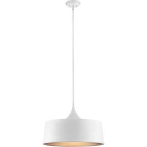 Elias - 1 light Convertible Pendant - with Mid-Century/Retro inspirations - 15.25 inches tall by 22 inches wide