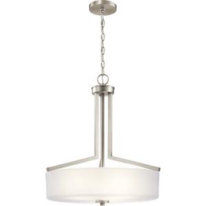 Skagos - 3 light Inverted Small Pendant - 23 inches tall by 21.25 inches wide