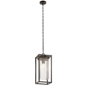 Mercer - 1 Light Outdoor Hanging Pendant - with Transitional inspirations - 21 inches tall by 9 inches wide