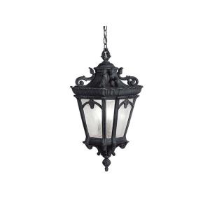 Tournai - 3 light Outdoor Hanging Pendant - 24.5 inches tall by 12 inches wide