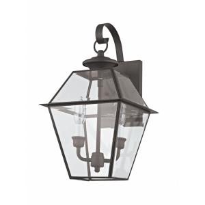 Westover - 2 Light Outdoor Wall Lantern in Westover Style - 9 Inches wide by 16.5 Inches high