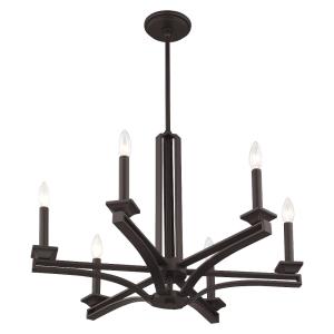 Trumbull - 6 Light Chandelier in Trumbull Style - 26 Inches wide by 27 Inches high