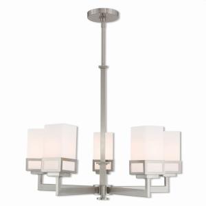 Harding - 5 Light Chandelier in Harding Style - 25 Inches wide by 28.5 Inches high