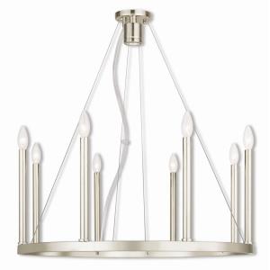 Alpine - Eight Light Chandelier in Alpine Style - 28 Inches wide by 25 Inches high