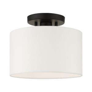 Clark - 1 Light Flush Mount in Clark Style - 13 Inches wide by 8.5 Inches high