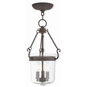 Rockford - 3 Light Pendant in Rockford Style - 10.5 Inches wide by 18.5 Inches high