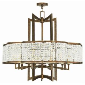 Grammercy - 10 Light Chandelier in Grammercy Style - 34 Inches wide by 30 Inches high