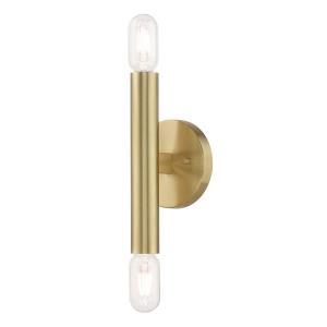 Copenhagen - 2 Light ADA Wall Sconce in Copenhagen Style - 16.75 Inches wide by 5.13 Inches high