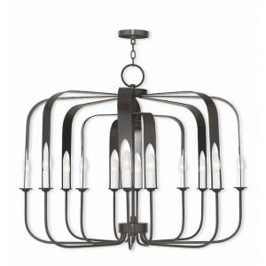 Addison - 12 Light Chandelier in Addison Style - 36 Inches wide by 27.5 Inches high