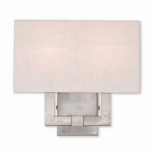 Meridian - 2 Light ADA Wall Sconce in Meridian Style - 13 Inches wide by 12.63 Inches high