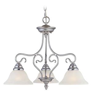 Coronado - 3 Light Chandelier in Coronado Style - 24 Inches wide by 20.5 Inches high