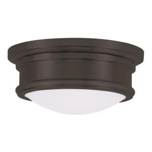 Astor - 2 Light Flush Mount in Astor Style - 11 Inches wide by 4.5 Inches high