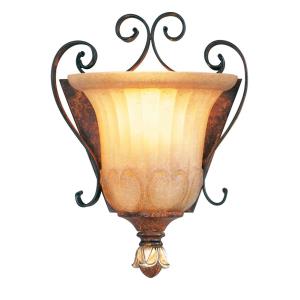 Villa Verona - 1 Light Wall Sconce in Villa Verona Style - 7.75 Inches wide by 9.5 Inches high