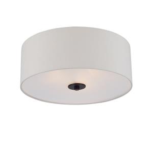Bongo-Three Light Semi Flush Mount-18 Inches wide by 7.75 inches high