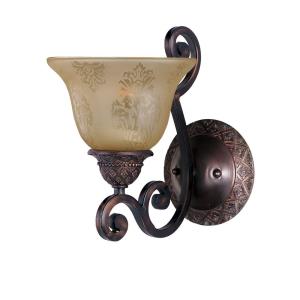 Symphony-1 Light Wall Sconce in Mediterranean style-7 Inches wide by 9.5 inches high