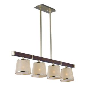 Maritime-Four Light Linear Pendant-7.25 Inches wide by 10 inches high