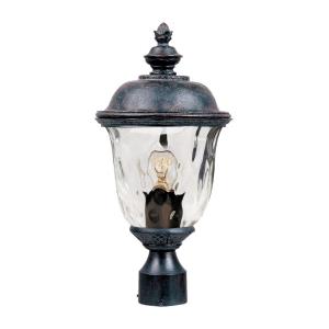Carriage House DC-One Light Outdoor Pole/Post Mount in Early American style-9 Inches wide by 19.5 inches high