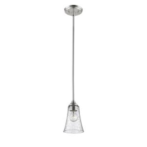 Natalie-1 Light Mini-Pendant-5 Inches Wide by 46.5 Inches High