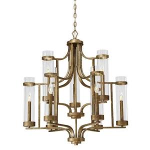 Milan-9 Light Chandelier-30 Inches Wide by 33 Inches High