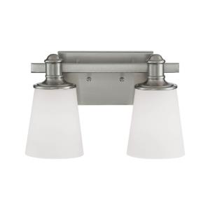 Cimmaron-2 Light Bath Vanity-13 Inches Wide by 8 Inches High