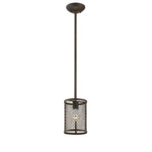 Akron-1 Light Mini-Pendant-6 Inches Wide by 47 Inches High